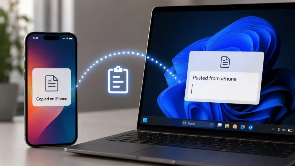 Apple May Bring iPhone Clipboard Sharing to Windows PCs With New Cross-Platform Feature