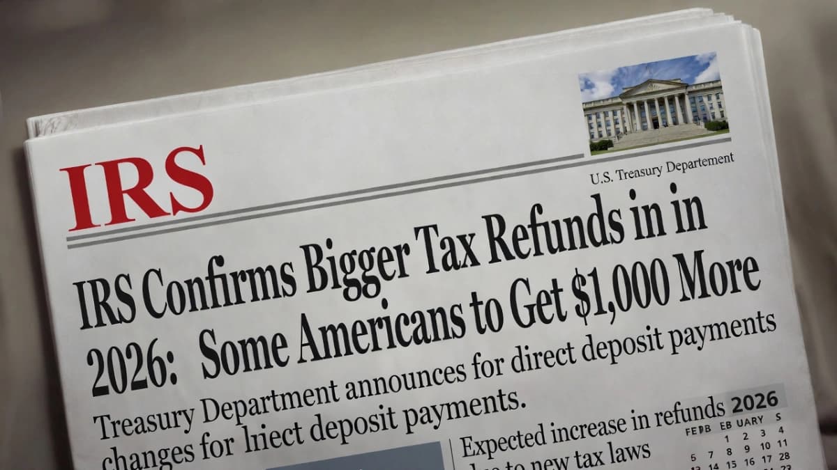 IRS Tax Refunds 2026: Average Payout Jumps 10.9% to $2,290