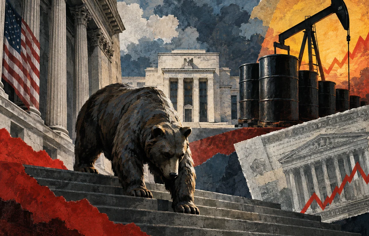 Wall Street Falls as $100 Oil and Inflation Concerns Complicate Fed Rate Outlook