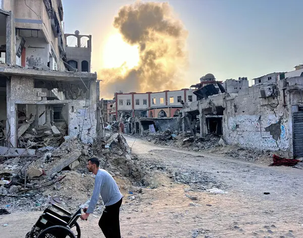 US envoy addressing media on Gaza peace talks