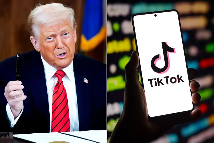 Trump signs TikTok sale order and jokes about making algorithm 100% MAGA
