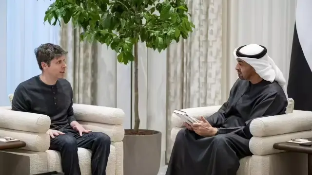 UAE President Sheikh Mohammed bin Zayed meets OpenAI CEO Sam Altman in Abu Dhabi