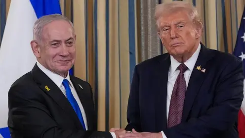 UAE Foreign Minister Sheikh Abdullah bin Zayed meeting Israeli PM Benjamin Netanyahu to discuss Trump Gaza plan and annexation concerns