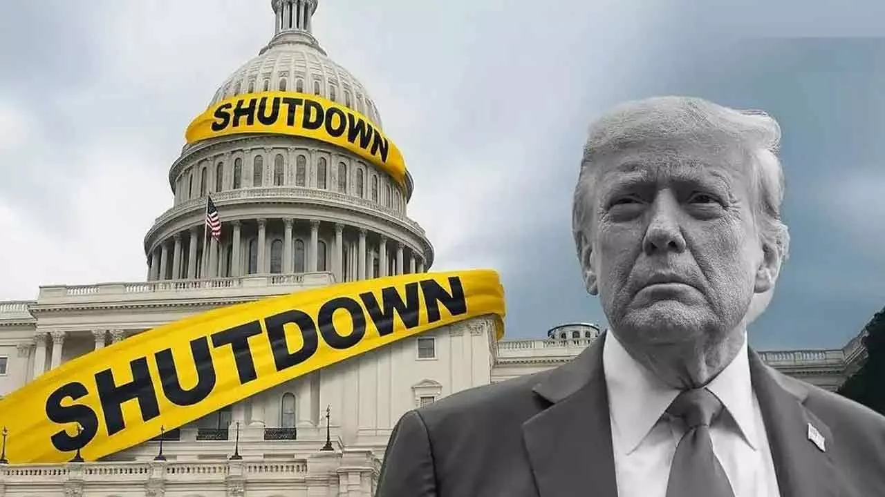 US Capitol building during government shutdown 2025