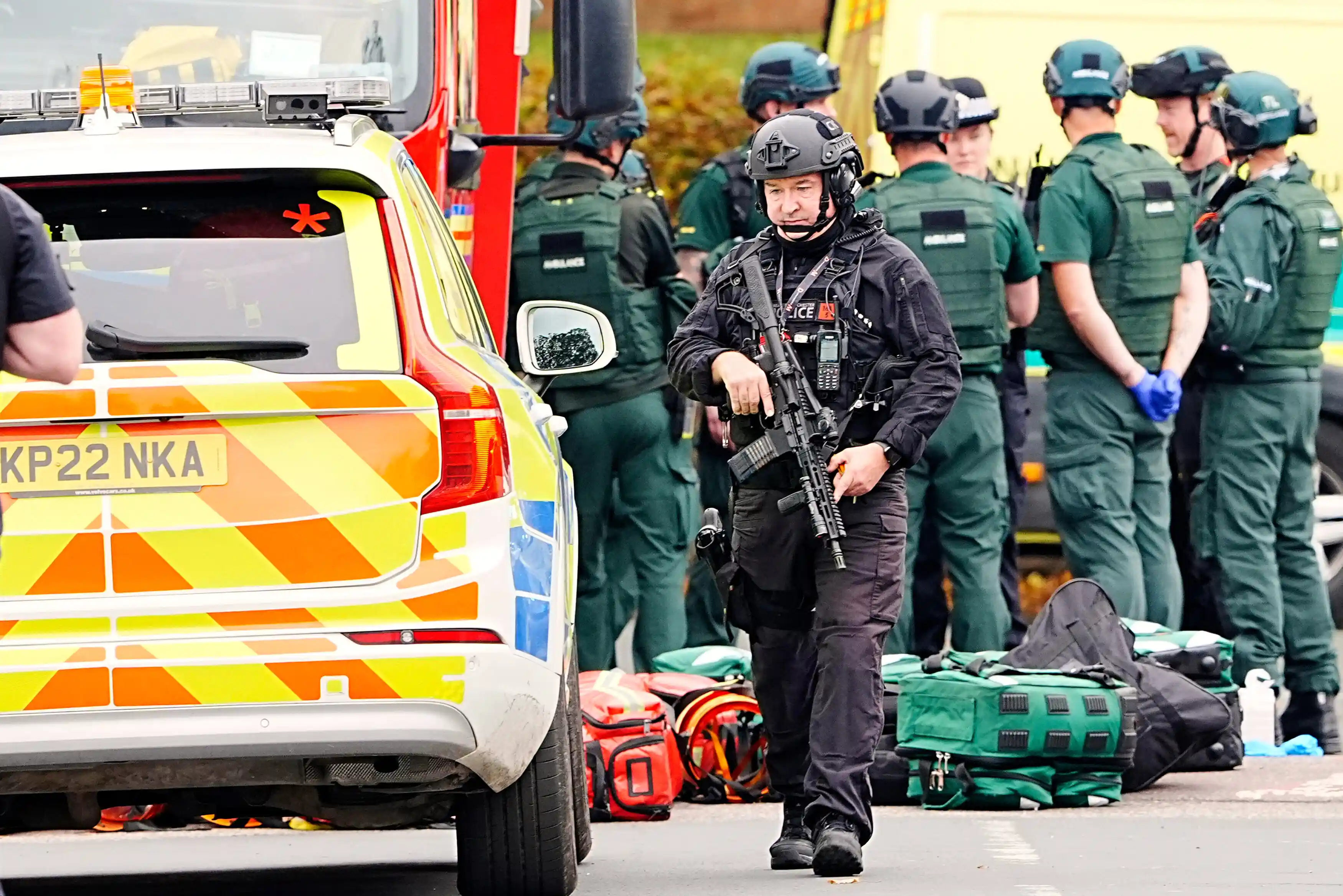 UK police patrol outside Manchester synagogue after terror attack