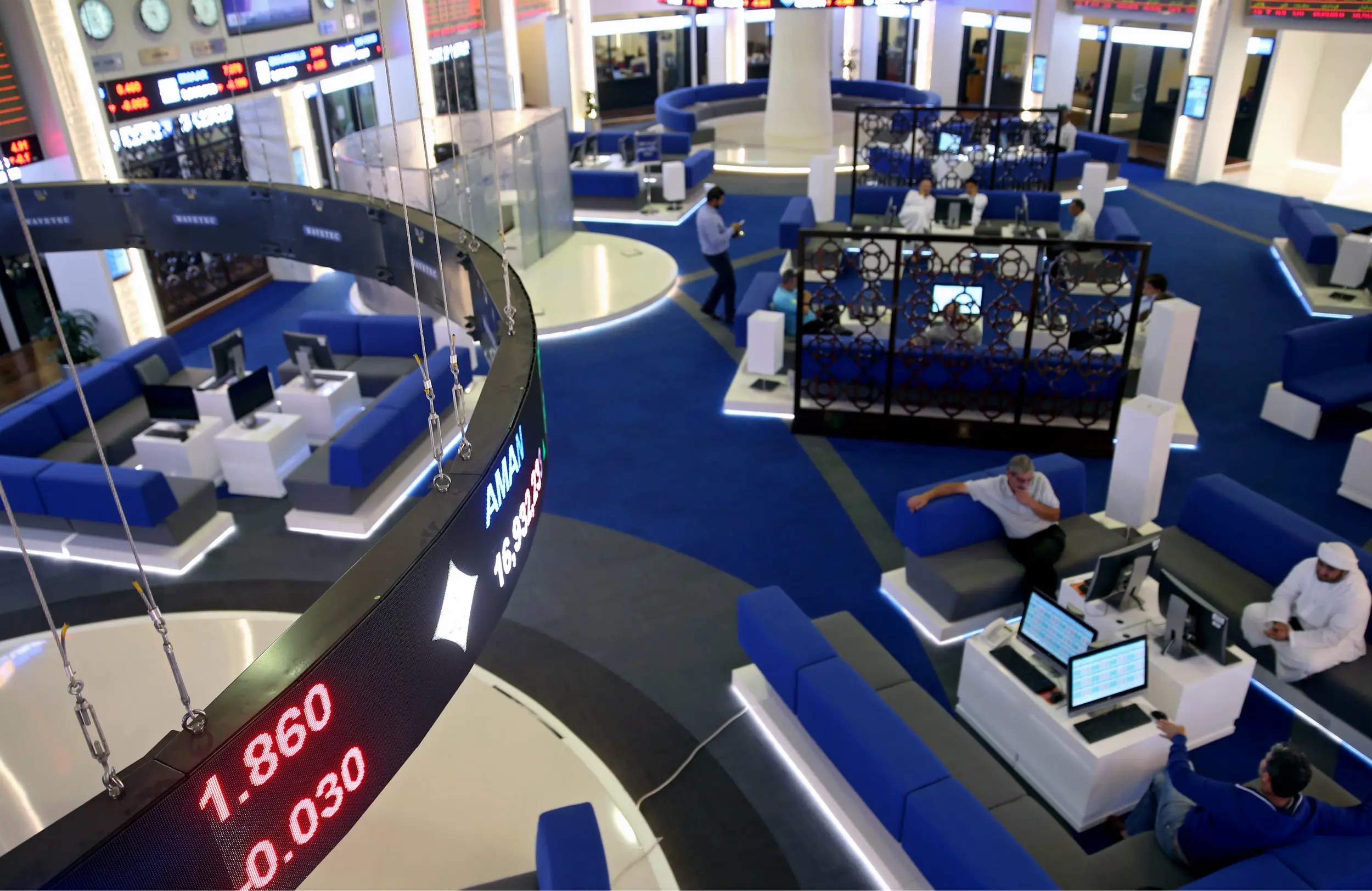 Gulf stock markets showing mixed performance amid oil price surge and US rate cut expectations