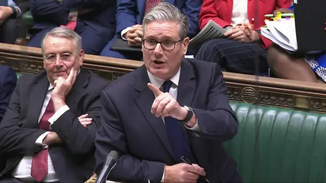 Keir Starmer at Parliament announcing release of witness statements