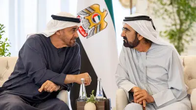 UAE leaders discussing national priorities in Abu Dhabi