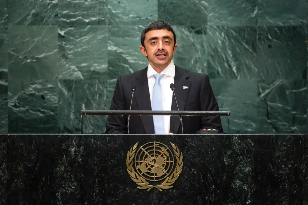 Sheikh Abdullah bin Zayed at UN General Assembly multilateral talks
